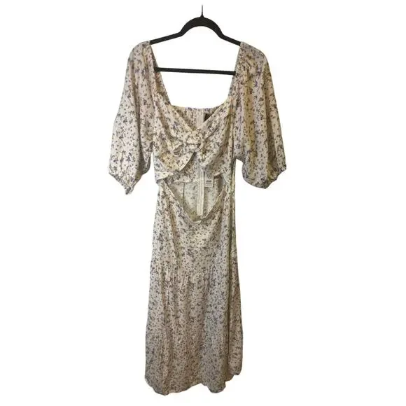 MINK PINK Hailey Midi Floral Dress NWT Size XL - Picture 4 of 8